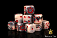Alien Dice | Beige & Red