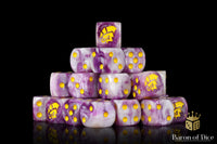 Alien Dice | Purple & Yellow