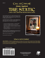 Call of Cthulhu: Alone Against the Static - A Solo Adventure