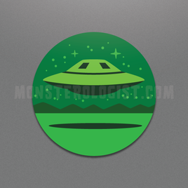 Area 51, Nevada Ufo Circle Sticker