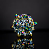 Asteroid Fields Metal Dice Set - Iris