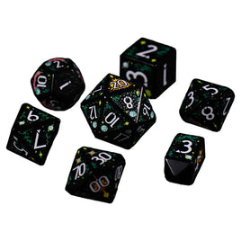 7 Piece Polyhedral Dice Set: Deep Space