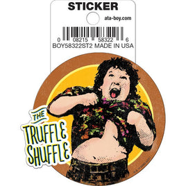Goonies: Truffle Shuffle Die Cut Vinyl Sticker - 3"