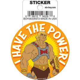 Masters of the Universe: He-Man I Have The Power Die Cut Vinyl Sticker - 3"