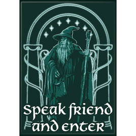 Lord of the Rings: Gandalf Speak Friend and Enter Doors of Durin Magnet