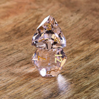 Pink Multifaceted Glass Dice Set