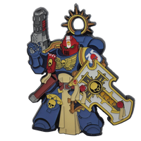 Foam Brain Mystery Loot: 40K Enamel Pins - Ultramarines vs Tyranids