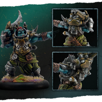 Warmachine: Southern Kriels Kithguard Journeyman & Ramhead