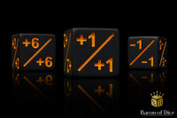 +1/ -1 Counters - Matte Black - Set of 10