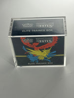 Premium Pokémon Elite Trainer Box Protective Display Acrylic Case Version 2