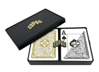 COPAG Playing Cards: Double Deck Set - Legacy - Black/Gold - Poker Size - Jumbo Index (2)