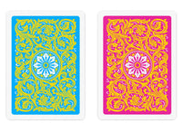 COPAG Playing Cards: Double Deck Set - Neoteric - Pink/Yellow - Poker Size - Jumbo Index (2)