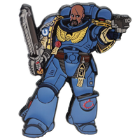 Foam Brain Mystery Loot: 40K Enamel Pins - Ultramarines vs Tyranids
