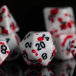 Crystal Lake Acrylic Dice Set