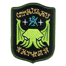 Cthulhu Fhtagn Embroidered Patch: Iron-on