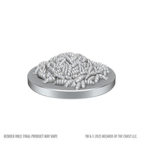 D&D: Nolzur's Marvelous Unpainted Miniatures - Swarm of Rot Grubs and Rot Grub Victim