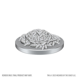 D&D: Nolzur's Marvelous Unpainted Miniatures - Swarm of Rot Grubs and Rot Grub Victim