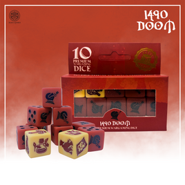 1490 Doom Dice Set | 10 Count | Buer Games