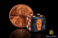 Day of the Dead Dice | Orange Coffin