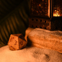 Demotic Limestone 30mm d20 - Dice Around the World Collection
