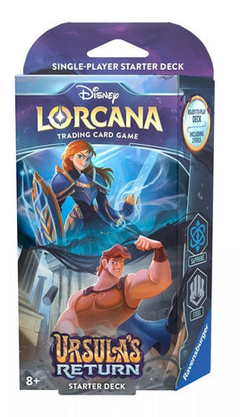 Disney Lorcana TCG: Ursula's Return Starter - Anna and Hercules (Sapphire/Steel)