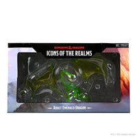 D&D: Icons of the Realms - Adult Emerald Dragon Premium Figure