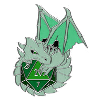 Dracolich - Hard Enamel Adventure Dice Pin Metal by Norse Foundry