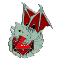 Dracolich - Hard Enamel Adventure Dice Pin Metal by Norse Foundry