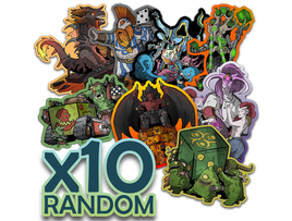 Premium Vinyl Stickers - x10 RANDOM!