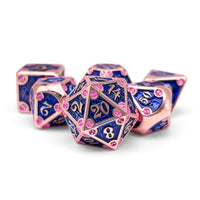 Dungeon Delve - Treachery 7 Piece RPG set Alloy Metal Dice