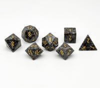 Emberlight - 7 Piece RPG Set Gemstone Dice