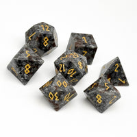 Emberlight - 7 Piece RPG Set Gemstone Dice
