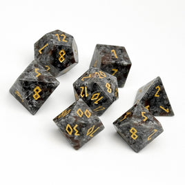Emberlight - 7 Piece RPG Set Gemstone Dice