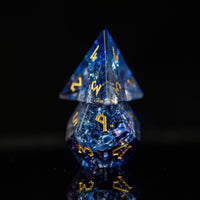 Enchanted Waters Shattered Glass Dice Set