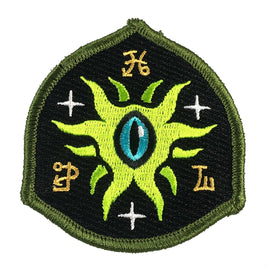 Eye Of Shoggoth Shield Embroidered Patch: Iron-on