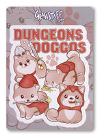 Forged Gaming: Sticker - Die Cut Vinyl - Waterproof - 3.5" - Dungeons & Doggos