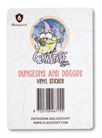 Forged Gaming: Sticker - Die Cut Vinyl - Waterproof - 3.5" - Dungeons & Doggos
