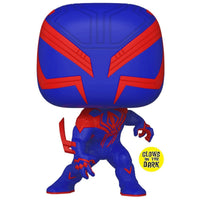 Funko Pop! Marvel: Spider-Man: Across the Spider-Verse - Spider-Man 2099 #1267 Glow-in-the-Dark Entertainment Earth Exclusive