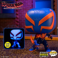 Funko Pop! Marvel: Spider-Man: Across the Spider-Verse - Spider-Man 2099 #1267 Glow-in-the-Dark Entertainment Earth Exclusive
