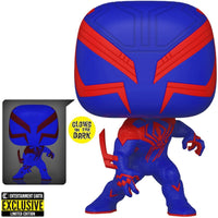 Funko Pop! Marvel: Spider-Man: Across the Spider-Verse - Spider-Man 2099 #1267 Glow-in-the-Dark Entertainment Earth Exclusive