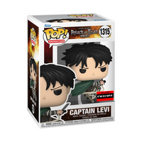 Funko POP! Attack on Titan - Captain Levi Ackerman Vinyl Figure #1315 AAA Anime Exclusive [READ DESCRIPTION]