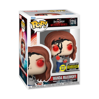 Funko Pop! Marvel: Doctor Strange in the Multiverse of Madness - Wanda Maximoff Earth-838 #1216 Glow-in-the-Dark Entertainment Earth Exclusive