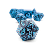 Force Field - Space Dice 7 Piece RPG Set Alloy Metal Dice
