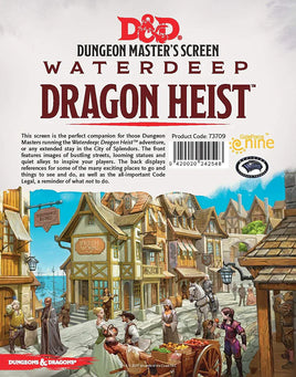 D&D: Waterdeep Dragon Heist - Dungeon Master Screen