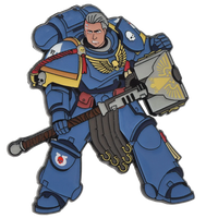 Foam Brain Mystery Loot: 40K Enamel Pins - Ultramarines vs Tyranids
