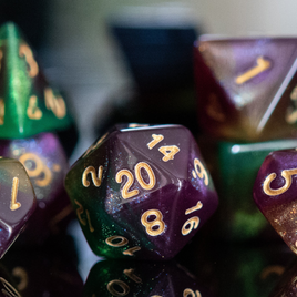 Galactic Void Acrylic Dice Set