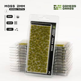 Gamers Grass Tufts: Moss 2mm- Wild
