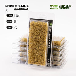Gamers Grass Tufts: Spikey Beige 12mm- Wild