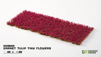 Gamers Grass | Tiny Flower Tuft Set | Garnet Tulip