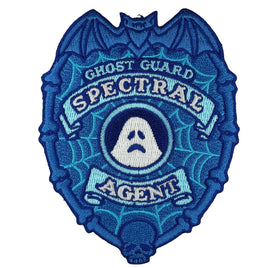 Ghost Guard: Spectral Agent Embroidered Patch - Glow-in-the-dark: Iron-on